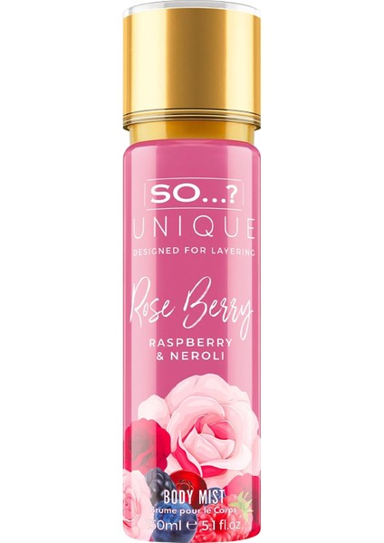 So…? Unique Rose Berry Vücut Spreyi 150ML
