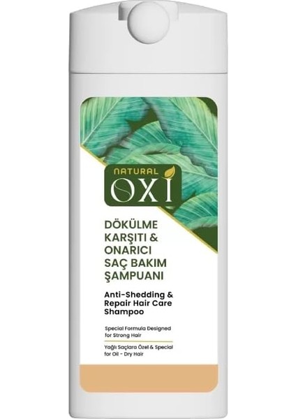 Oxi Natural Dökülme Karşıtı Yağlı Saç Şampuanı 300 Ml.