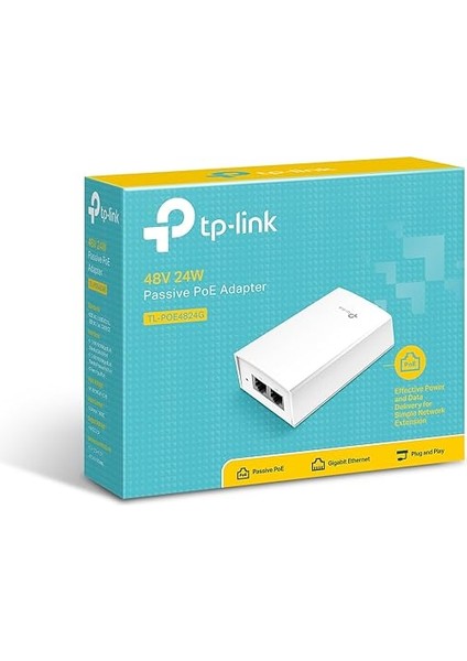 TL-POE4824G, 48V Pasif Poe Adaptörü indirimleri