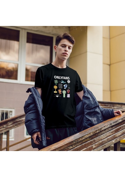 Onlyfans Tişört - Siyah modelleri