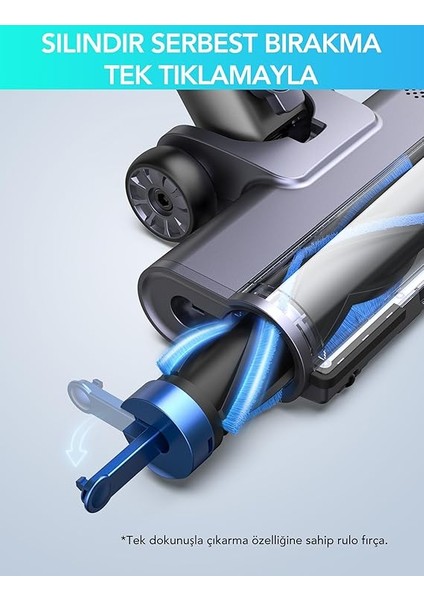 GSC60 Akülü Elektrikli Süpürge 33KPA, 10'u 1 Arada Çok Aksesuarlı Süpürge, 40 Dakikaya Kadar Çalışma Süresi, Kontrol Ekranlı Ekran,yatak Fırçası Ile, Esnek Uzatma Hortumu, Büyük Toz Haznesi indirimleri