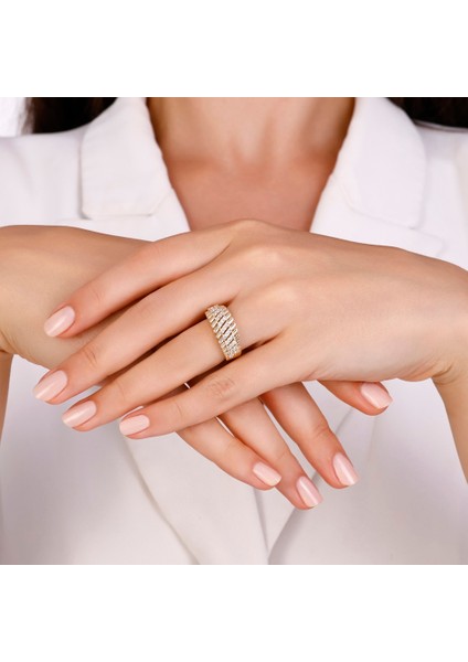 Tasarım Altın Yüzük - 14K