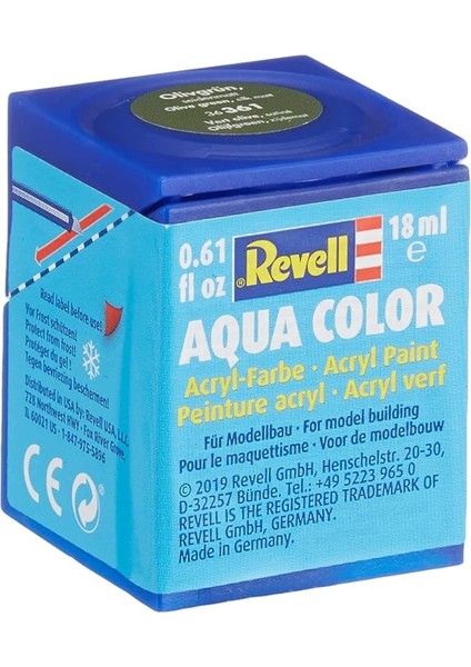 - Su Bazlı Maket Boyası Zeytin Yeşil Ipek 18 ml (36361)