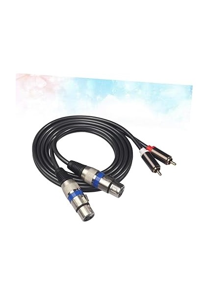 1.5m Xlr Erkek Sinyali Bağlantı Kablosu Adaptörü Kablo Kulaklıklar Için Dönüştürücü Yüksek Kaliteli ve Hi-Fi Audio Için Uygun modelleri