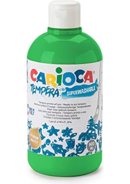 Tempera Suluboya Süper Yıkanabilir Yeşil 500 ml