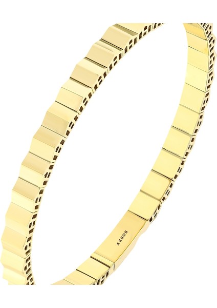 Altın Tasarım Kelepçe - 14K