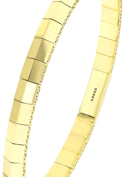 Altın Tasarım Kelepçe - 14K