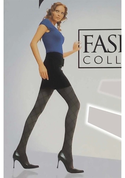 Italiana Kadın Voile Desenli Külotlu Çorap