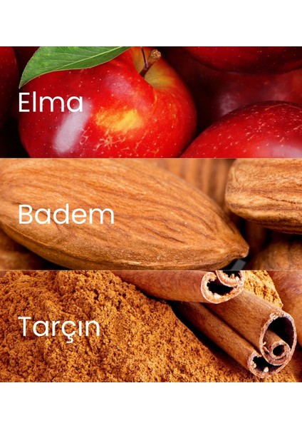Leila Elma & Tarçın Badem Kurabiyesi 40gr x 2 Adet