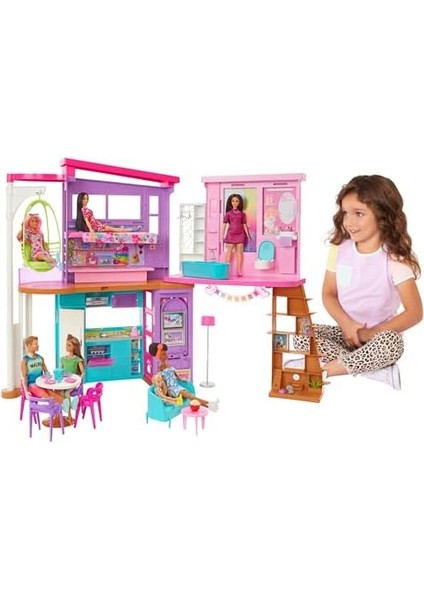 Tatil Evi Oyun Seti 30'dan Fazla Parça Içeren Tatil Evi, 3 Yaş ve Üzeri Için Oyuncak HCD50 fiyatları