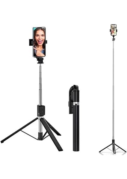 Tripod ve Selfie Çubuğu K9 Bluetooth Uzaktan Kumandalı Cep Telefonu Yüksekliği Ayarlanabilir Masaüstü Portatif Taşınabilir Iç ve Dış Mekan Evde Tatilde Kampda Kullanım Tripod fiyatları