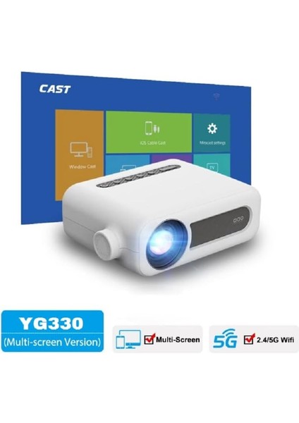 1024X600 Pixel 140 Ansi Lümen Wifi Destekli Taşınabilir Mini Projeksiyon Cihazı modelleri