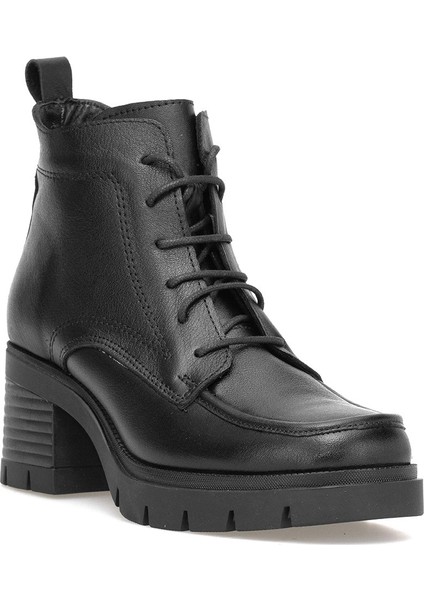 Elit Alvarine Kadın Hakiki Deri Topuklu Bot Siyah fiyatları