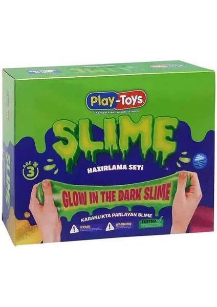 Dıy Slime Hazırlama Seti, Karanlıkta Parlayan Sihirli Slime Kiti, Stem Destekli Duyusal ve Yaratıcı Oyuncak, 3+ Yaş Çocuklar Için