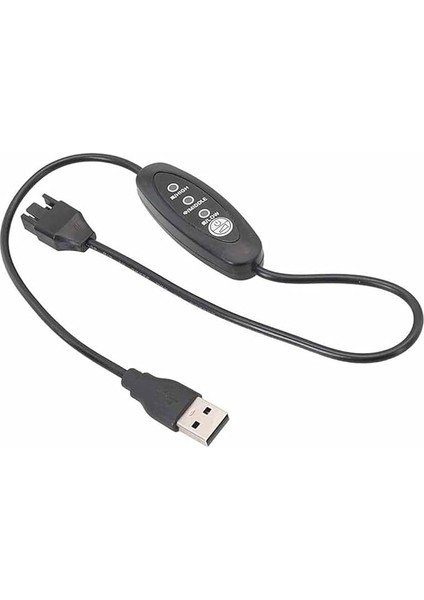 USB 5V Ila 12V Boost Fan Kablosu Ayarlanabilir USB 4 Pin Fan Kablosu 3 Dişliler Ayarlanabilir Hızlar USB 12V Şasi Fan Kablosu
