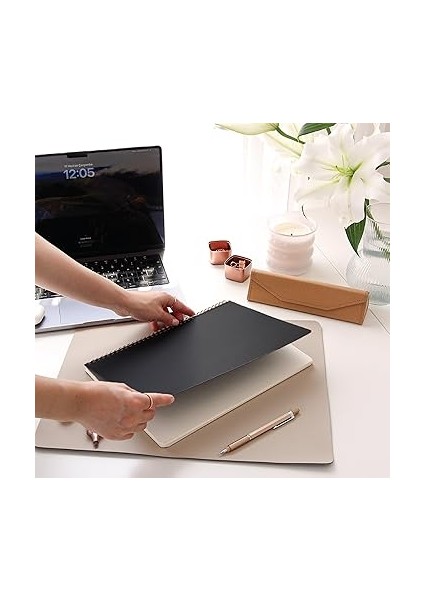 Siyah Kraft Karton Kapak 70 Yaprak 110 Gram Düz Çizgisiz Not Defteri modelleri