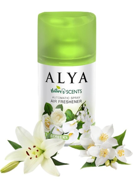 Alya Nature's Scents White Flowers - Beyaz Çiçekler Oda Kokusu Yedek Makine Spreyi 250 ml fiyatları