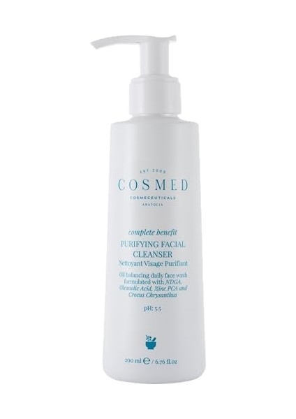 Cosmed Oilyduo Kit, Yağlı/karma Ciltler Için Arındırıcı Yüz Temizleyici 200ML ve SPF50+ Güneş Kremi 40ML modelleri