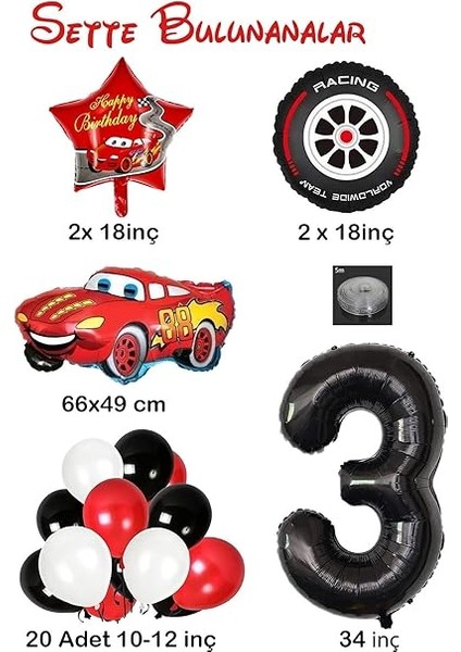 Temalı Doğum Günü Parti Kutlama Balon Seti (3) fiyatları