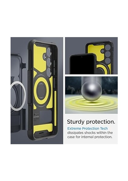 Galaxy S24 ile Uyumlu Kılıf Slim Armor Magfit Metal Slate - ACS07202 modelleri