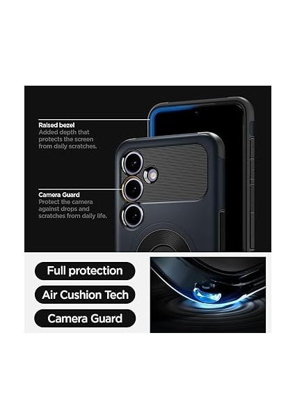 Galaxy S24 ile Uyumlu Kılıf Slim Armor Magfit Metal Slate - ACS07202 fırsatları