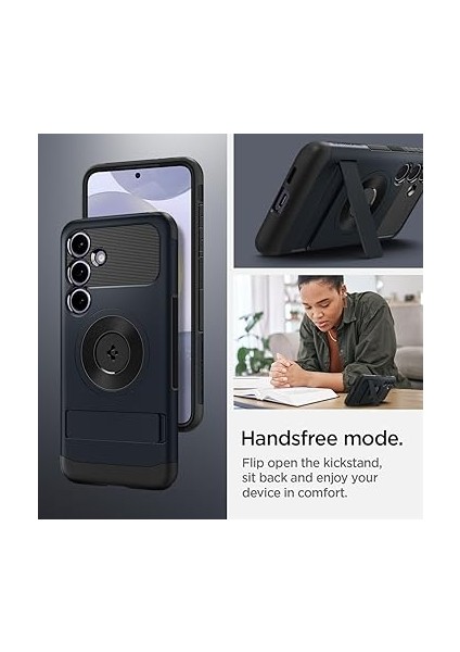 Galaxy S24 ile Uyumlu Kılıf Slim Armor Magfit Metal Slate - ACS07202 indirimleri