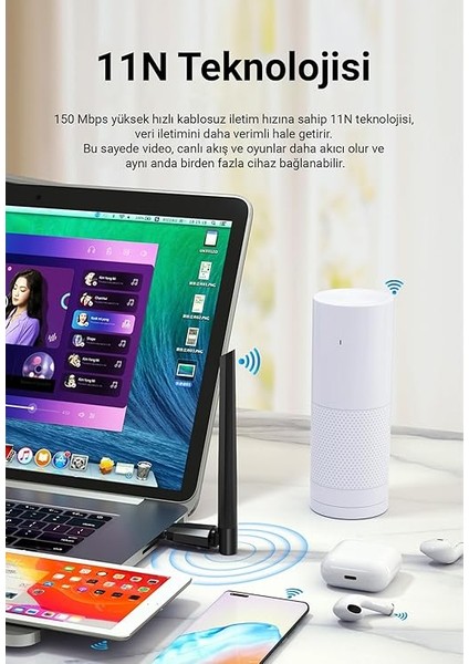 AD081 150 Mbps USB Wireless Adaptör Wifi Alıcı Verici Access Point modelleri