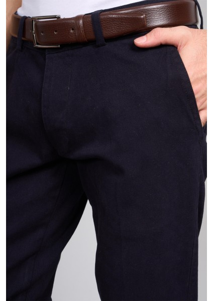 6417 Erkek Julıa Gabardin Regular Yan Cep Pantolon Lacivert modelleri
