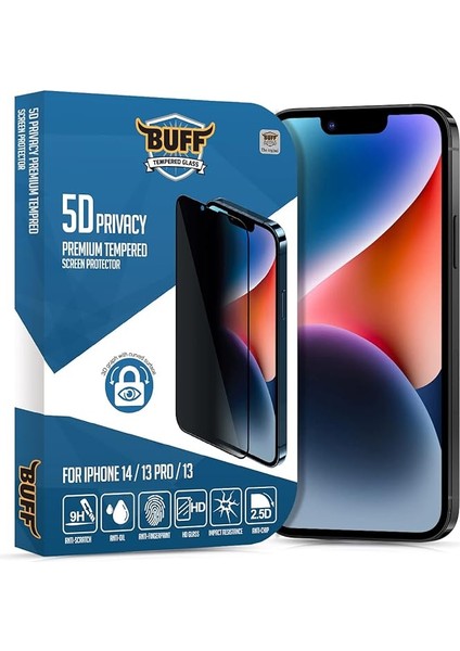 Labs iPhone 14/13 Pro/13 5d Privacy Ekran Koruyucu