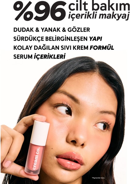 Allık Ruj Göz Farı Glow Tint Dusty Rose Nemlendirici Makyaj | 507 Gülkurusu | Hyaluronik Asit Peptit fiyatları
