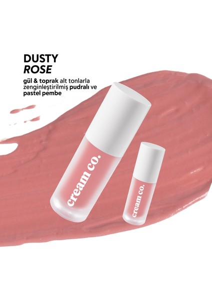 Allık Ruj Göz Farı Glow Tint Dusty Rose Nemlendirici Makyaj | 507 Gülkurusu | Hyaluronik Asit Peptit modelleri