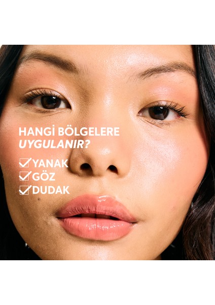 Allık Ruj Göz Farı Glow Tint Dusty Rose Nemlendirici Makyaj | 507 Gülkurusu | Hyaluronik Asit Peptit fırsatları