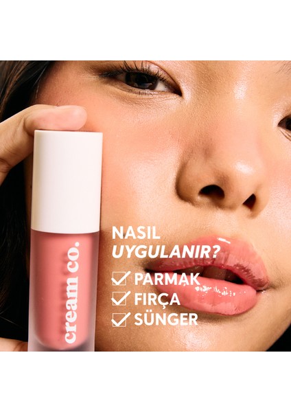 Allık Ruj Göz Farı Glow Tint Dusty Rose Nemlendirici Makyaj | 507 Gülkurusu | Hyaluronik Asit Peptit