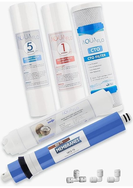 Su Açık Kasa Su Arıtma Cihazı 5li Filtresi Standart Membran Set