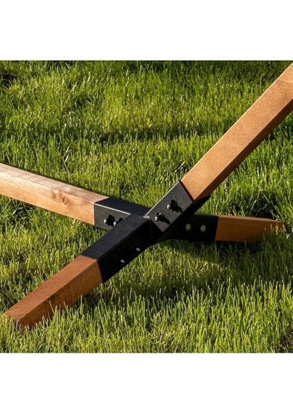 Shop Metal Ayaklı Ahşap Hamak Ayağı Kayın Gürgen Ceviz 80 x 301 fırsatları