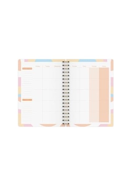 Süresiz Planlayıcı Spiralli Ajanda Defter 17X24 cm fiyatları