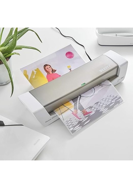 A4 Laminasyon Cihazı, 80 Ila 125 Mikron Laminasyon Folyoları Için, Laminasyon Kılıfları Dahil, Başlangıç Kiti, Ev Ofisi, Küçük Ofis ve Okulda Kullanım Için Ideal, Gri, Ilam, 73680089 fiyatları