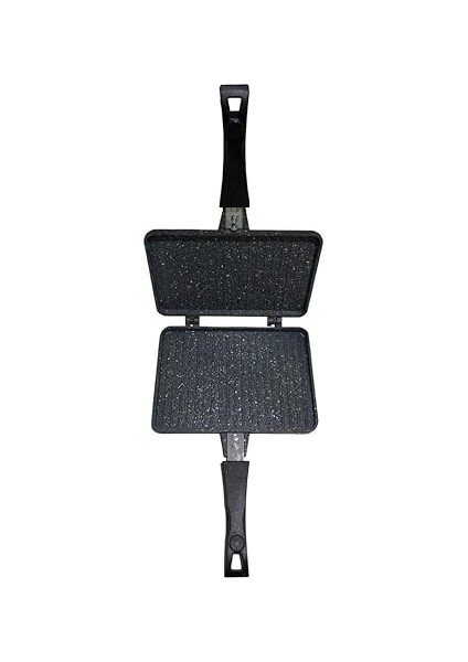 Cookware Döküm El Tost Makinası Ocak Üstü Kilitli ZK-904 modelleri