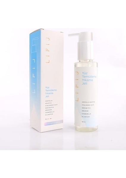 Lifij Yüz Temizleme Jeli, Cilt Bariyerine Zarar Vermez, Cildin Makyaj, Kir ve Çevresel Etkenlerden Arınmasını Sağlar (150ML) modelleri