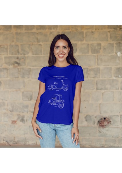 Vespa Tişört - Mavi fiyatları