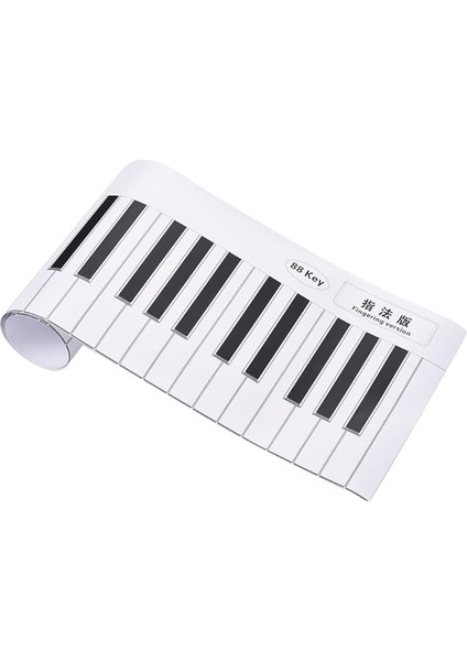 Parmaklama Sürümü 88 Tuşlu Piyano Klavyesi Parmaklama Uygulama Tablosu Sayfası Bebinners Öğrencileri Için Piyano Öğretim Yardımcı Aracı X-02