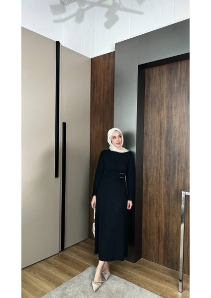 Önden Bağlamalı Fitilli Triko Elbise modelleri