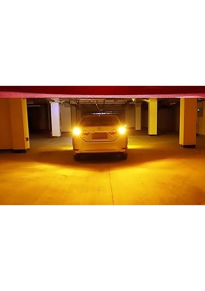 93 Tek Duy LED PY21W Tip BAU15S 66 Ledli Yakın Tırnak Mercekli Turuncu modelleri