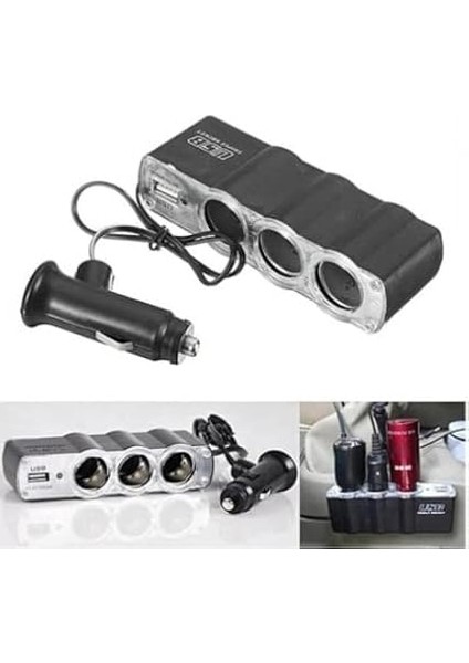 Han Araba Araç Oto Çakmak Çoklayıcı Çoğaltıcı Soketi USB Çakmaklık modelleri