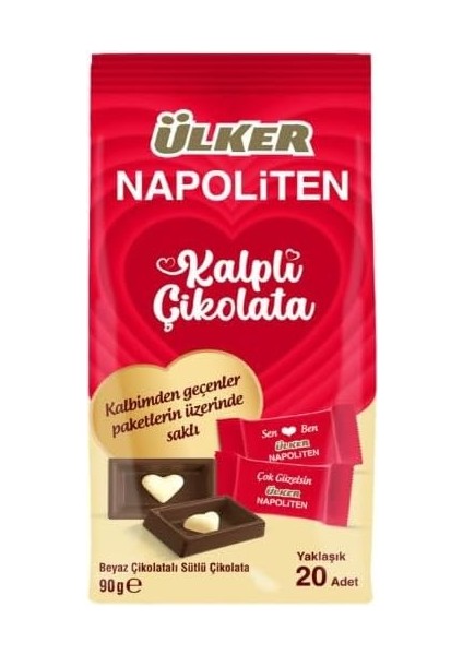 Ülker Napoliten Kalpli Çikolata Kutu 90 gr