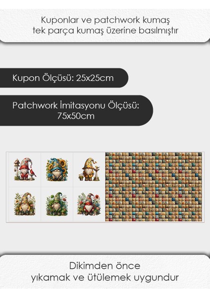 Patchwork Kumaş Seti – Dikiş ve Hobi Için %100 Pamuk Desenli Kumaş Kuponları