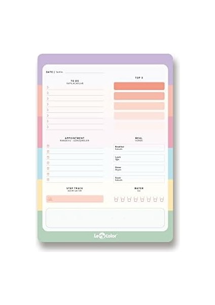 Günlük Planlayıcı Blok Pastel fiyatları