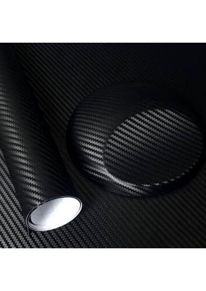 CRBN004 3D Karbon Folyo, Siyah, 127 cm x 1 M