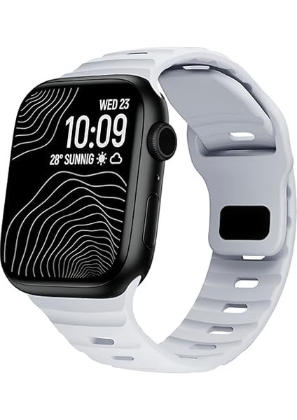 45MM, 44MM, 42MM Serileri ile Uyumlu Yumuşak Silikon Spor Kordon – Su Geçirmez, Konforlu ve Şık – Spor, Günlük, Fitness & Egzersiz Için, Dayanıklı Saat Kayışı modelleri