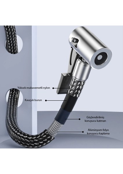Ally ST-5523 LED Işıklı Taşınabilir Hava Pompası Kompresör Araç Lastik Şiş - N075J449-M10 fırsatları